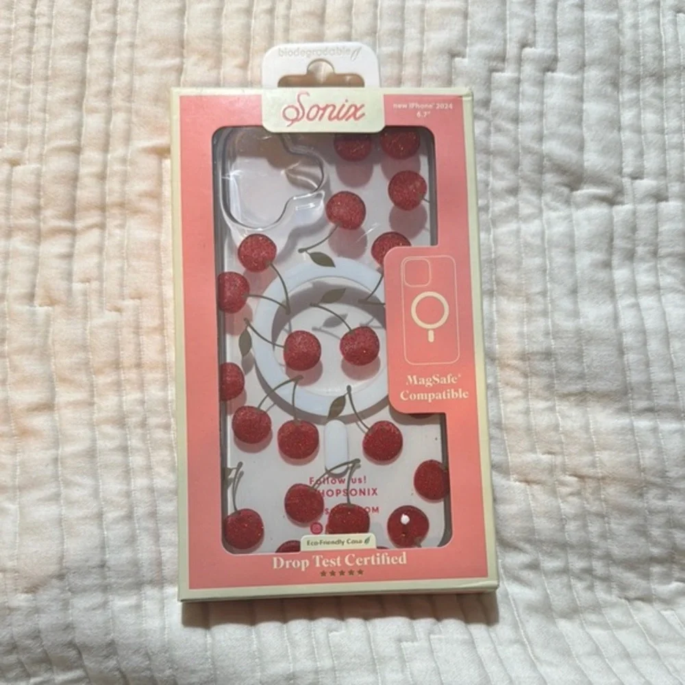Sonix Red Cherry Phone Case Vibrant Design